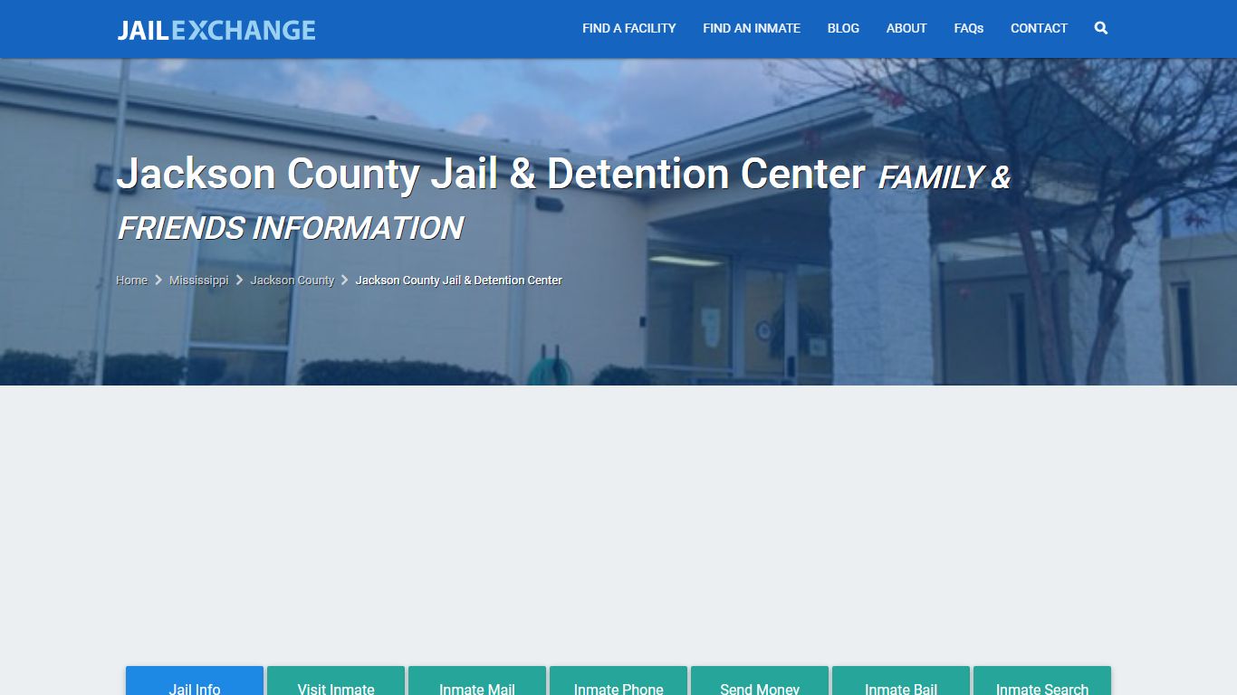 Jackson County Jail & Detention Center Visitation | Mail ...